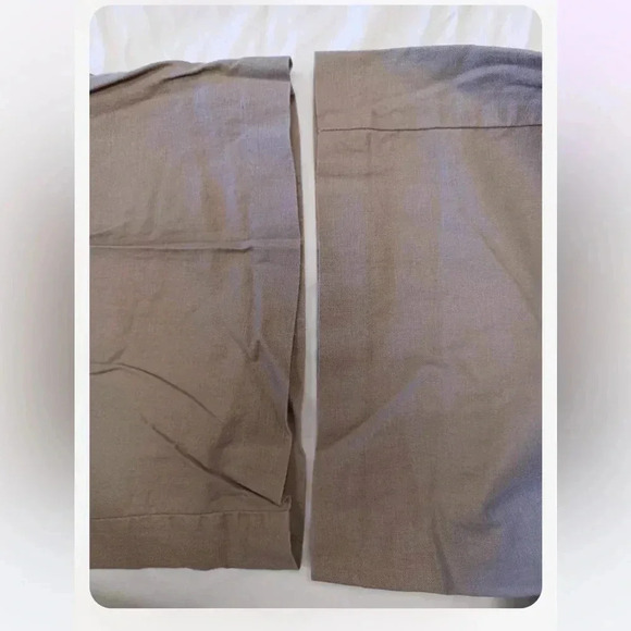 La Redoute Linen Blend Sand Colour Wide Leg Pants  Size 12 - Picture 7 of 10